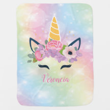 Personalized Name Rainbow Unicorn