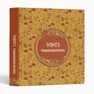 Personalized Name Recipe Binder
