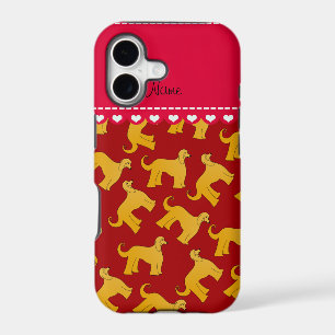 Personalized name red afghan hound dogs