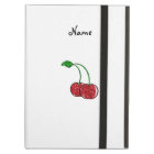 Personalized name red glitter cherry