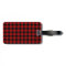 Personalized name Red houndstooth pattern