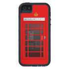 Personalized Name Red Telephone Box iPhone 5 Case