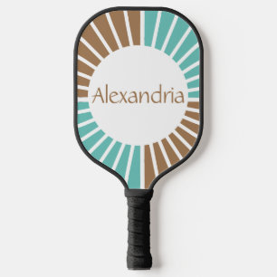 Personalized Name Retro Pickleball Paddle