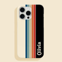 Personalized Name Retro Stripes 