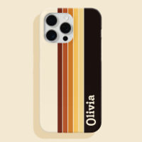Personalized Name Retro Stripes 