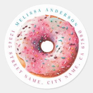 Personalized Name Round Stickers