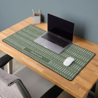 Personalized Name Sage Green Modern Boho Office