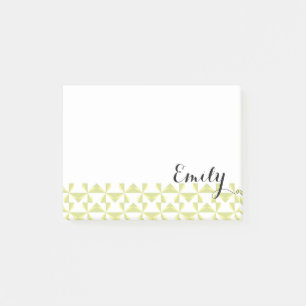 Personalized Name Sage Pinwheels Post-it Notes