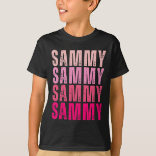Personalized Name Sammy I Love Sammy Vintage  T-Shirt