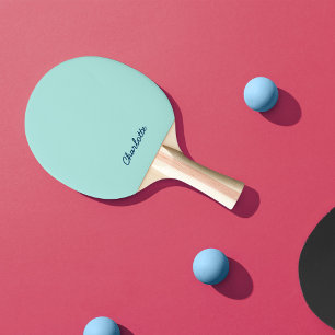 Personalized Name Script Fully Editable Colors Ping Pong Paddle
