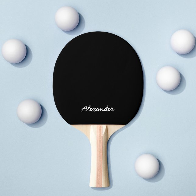 Personalized Name Script Fully Editable Colours Ping Pong Paddle (Creator Uploaded)