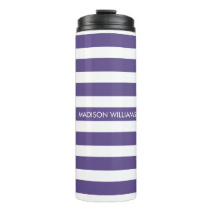 Personalized Name Script Monogram Thermal Tumbler