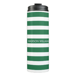 Personalized Name Script Monogram Thermal Tumbler