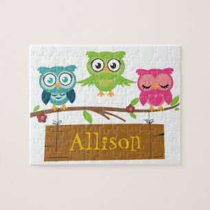 Personalized name sign for children jigsaw puzzle