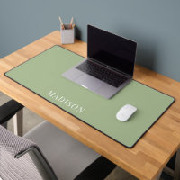 Personalized Name Simple Sage Green