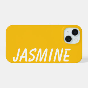 Personalized Name Simple Stylish Modern Minimal iPhone 15 Case