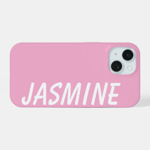 Personalized Name Simple Stylish Modern Minimal  iPhone 15 Case