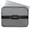 Personalized Name Sleeve for Laptop Grey Pattern