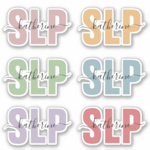 Personalized Name SLP Speech Pathologist Therapist