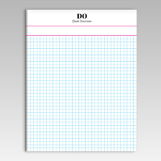 Personalized Name Small Square Graph Paper Notepad