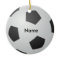 Personalized Name Soccer Christmas Ornament