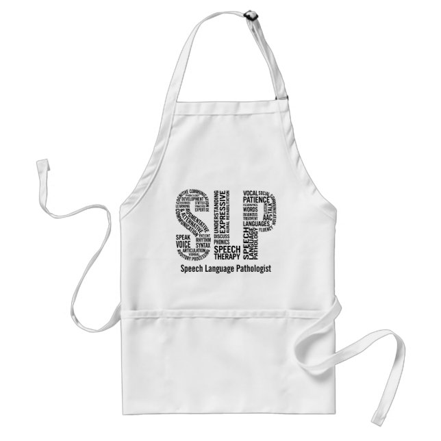 Personalized Name Speech Therapist SLP Standard Apron (Front)