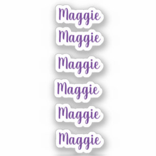 Personalized Name Sticker