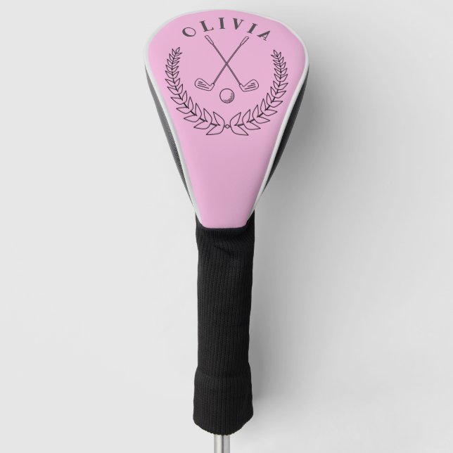 Personalized Name stylish  Golf Head Cover (Front)