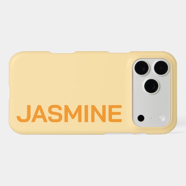 Personalized Name Stylish Minimal Monogram Modern (Back Horizontal)