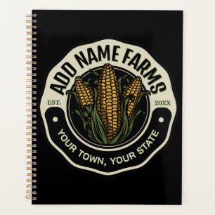 Personalized NAME Sweet Corn Garden Farm Farmer Planner