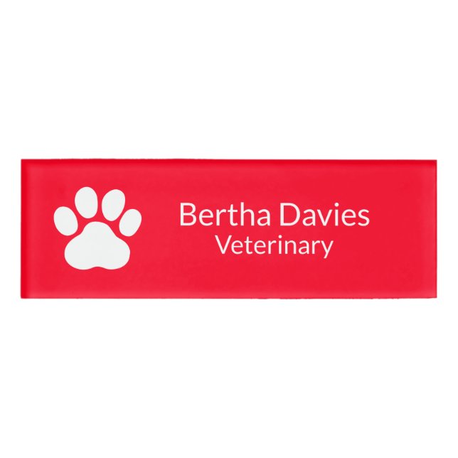 Personalized Name Tag Badge,Name Plate Tag,Badge  (Front)