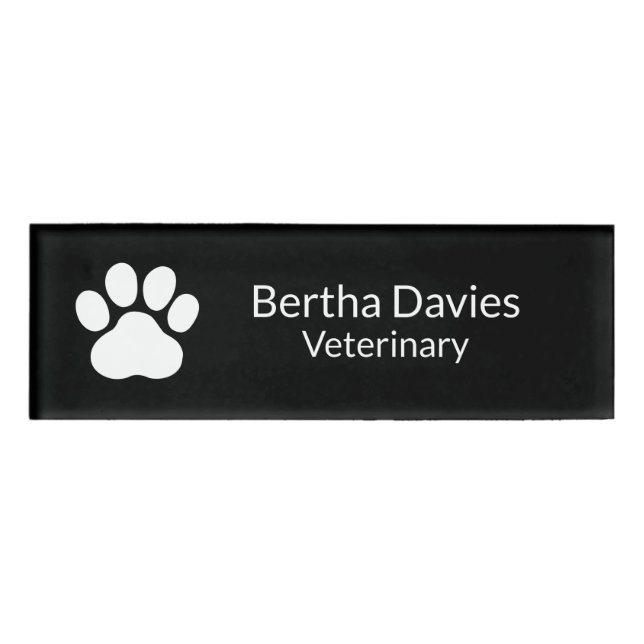 Personalized Name Tag Badge,Name Plate Tag,Badge  (Front)