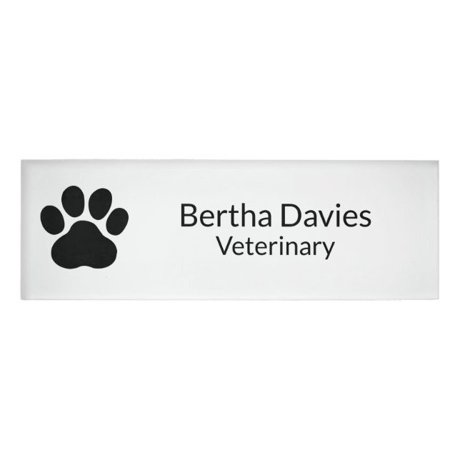 Personalized Name Tag Badge,Name Plate Tag,Badge  (Front)