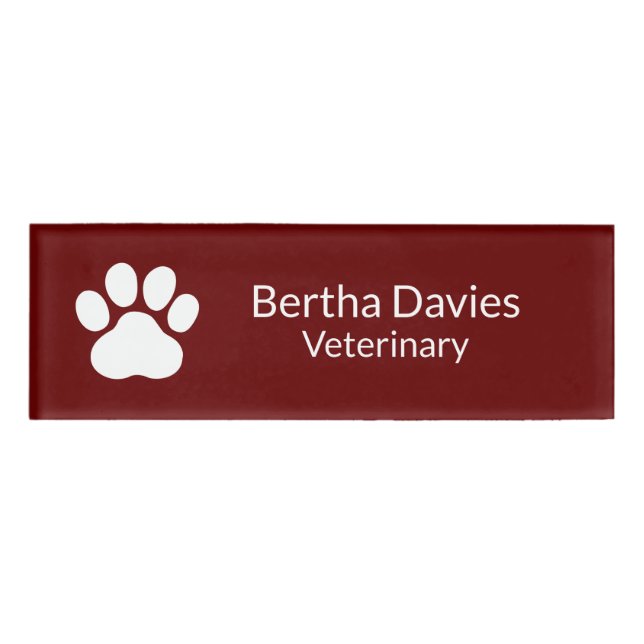 Personalized Name Tag Badge,Name Plate Tag,Badge  (Front)