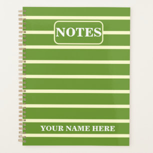 PERSONALIZED NAME & TEXT SIMPLE STYLISH NOTES PLANNER