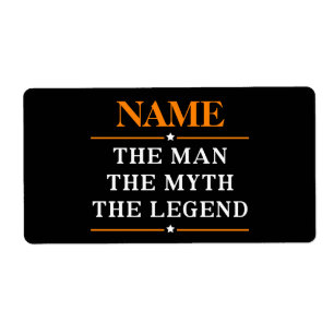Personalized Name The Man The Myth The Legend