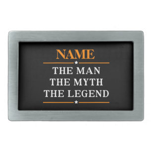 Personalized Name The Man The Myth The Legend Belt Buckle