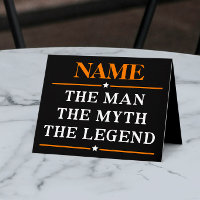 Personalized Name The Man The Myth The Legend