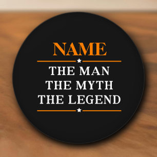 Personalized Name The Man The Myth The Legend Ceramic Knob