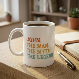 Personalized Name The Man The Myth The Legend Coffee Mug