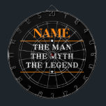 Personalized Name The Man The Myth The Legend Dartboard<br><div class="desc">Personalized Name The Man The Myth The Legend</div>