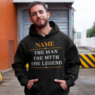 Personalized Name The Man The Myth The Legend Hoodie