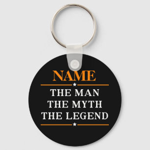 Personalized Name The Man The Myth The Legend Keychain