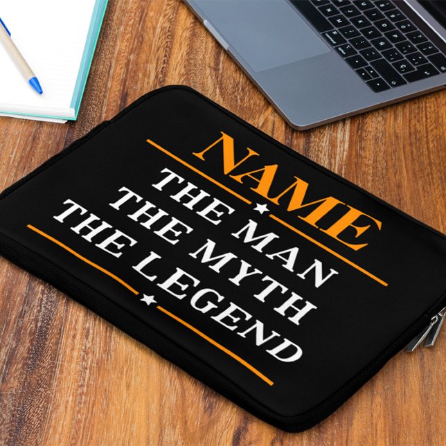 Personalized Name The Man The Myth The Legend Laptop Sleeve (Creator Uploaded)