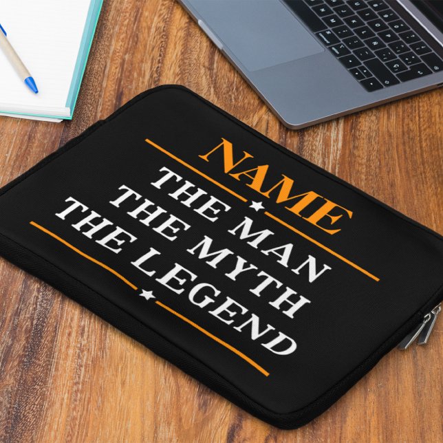 Personalized Name The Man The Myth The Legend Laptop Sleeve (Creator Uploaded)