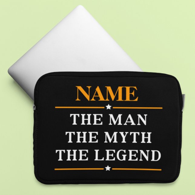 Personalized Name The Man The Myth The Legend Laptop Sleeve (Creator Uploaded)