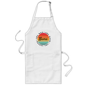 Personalized Name The Man The Myth The Legend   Long Apron