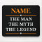 Personalized Name The Man The Myth The Legend
