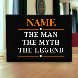 Personalized Name The Man The Myth The Legend Photo Block