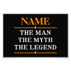 Personalized Name The Man The Myth The Legend